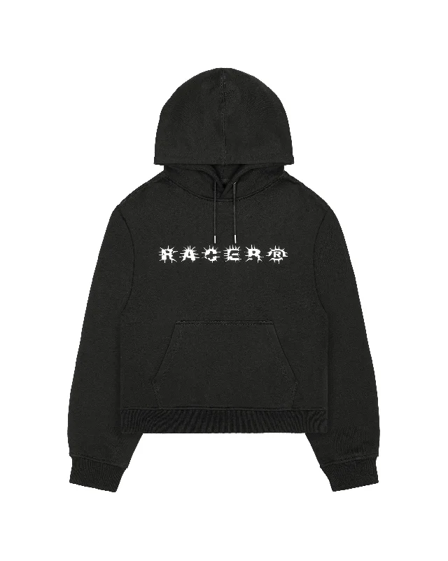 Black Spike Hoodie