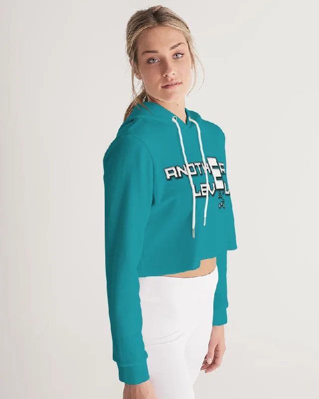 BLUE SKY Women's Cropped Hoodie