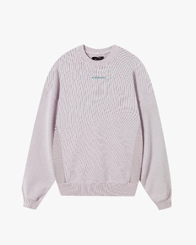 CULT*CREWNECK GARMENT DYE LILAC