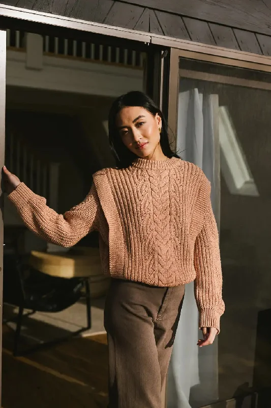 Dream Knit Sweater in Blush