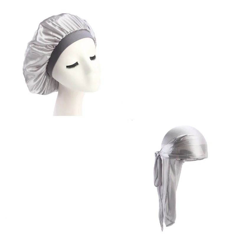 Grey / Durag Bonnet