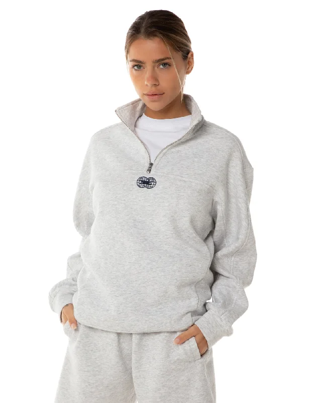 Global Athletics 1/4 Zip - Grey