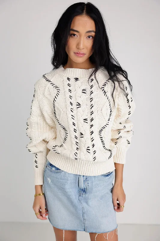 Milani Cable Knit Sweater