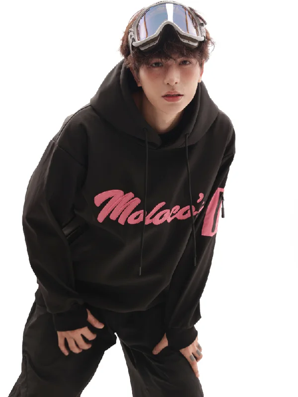 Molocoster Pink Crest Pullover Hoodie - Unisex