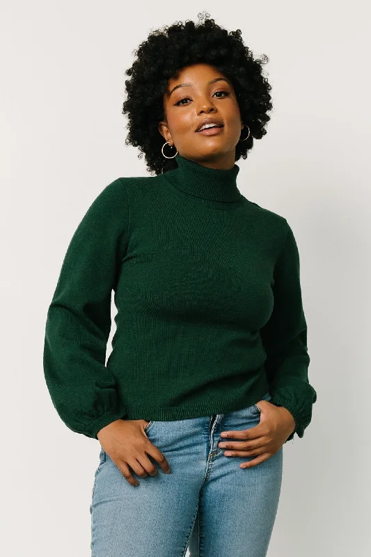 Nielsen Turtleneck Sweater | Emerald