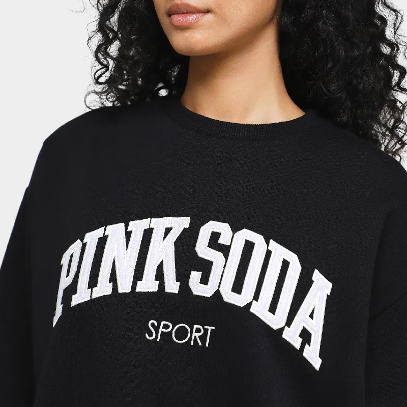 Pink Soda Women's Liberty Crewneck Sweater / Black