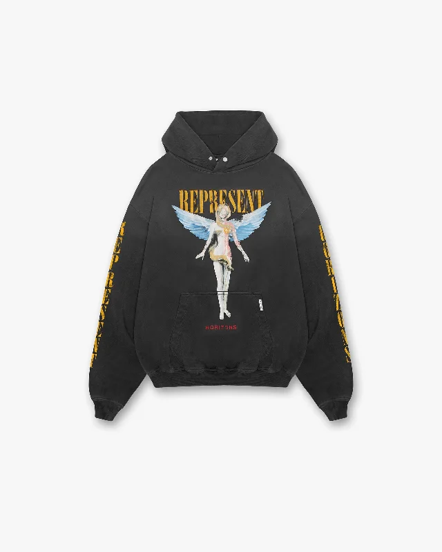 Reborn Hoodie - Aged Black