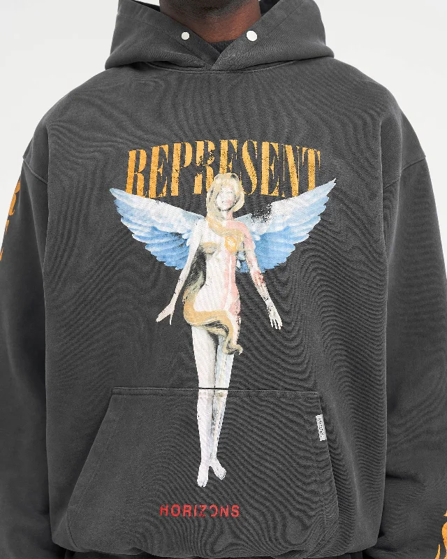 Reborn Hoodie - Aged Black