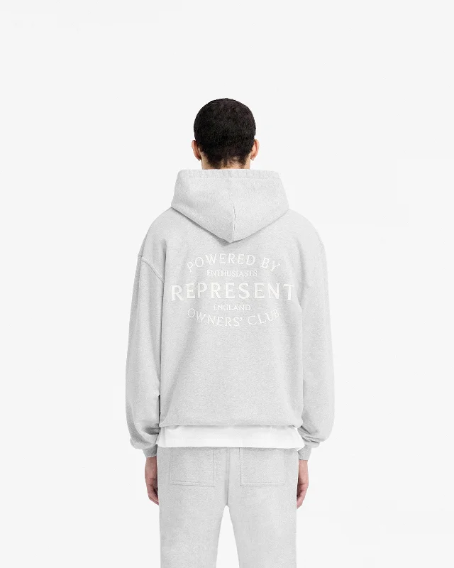 Represent Owners Club Stamp Hoodie - Ash Grey