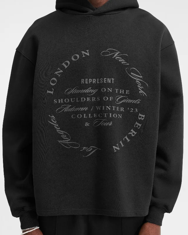 Season Tour Relaxed Hoodie - Black