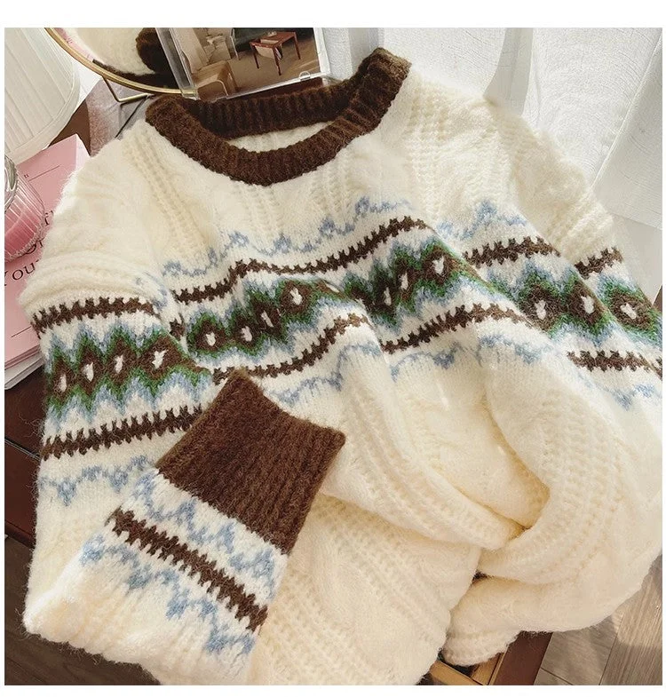 Sweater New Style Popular Beautiful Knitted Tops    S4862