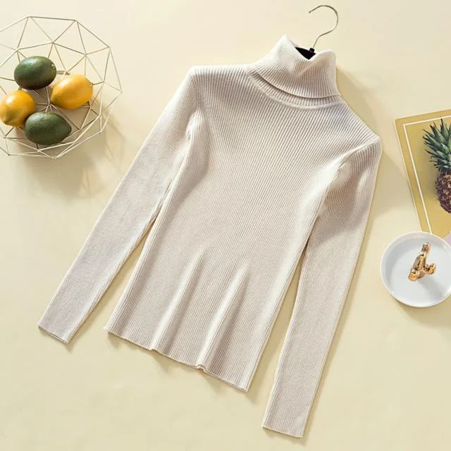 apricot sweater / One Size