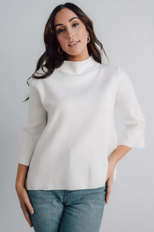 Zola Bell Sleeve Sweater | Off White