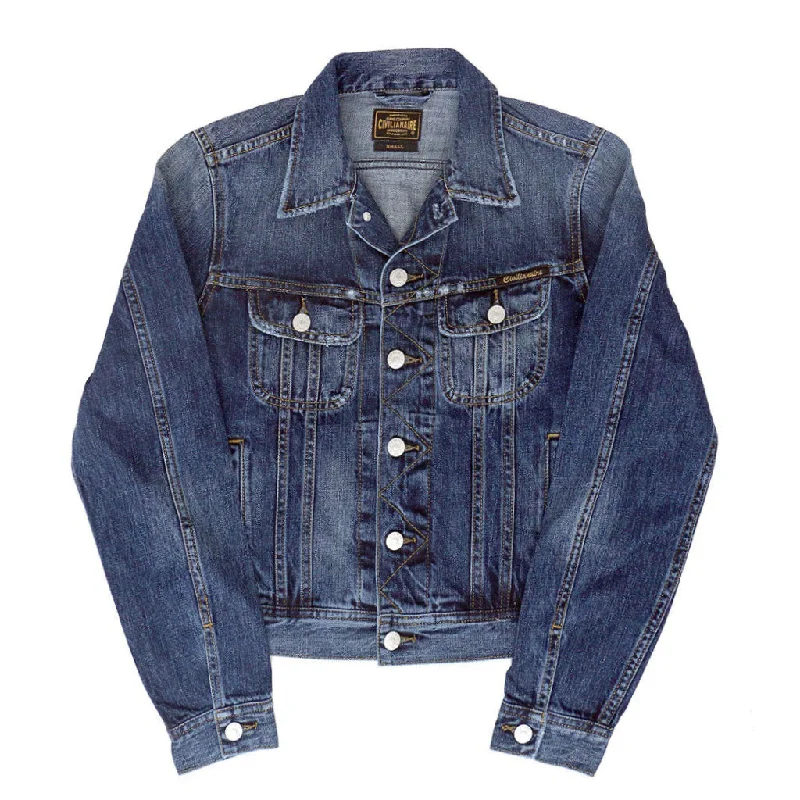 5 Pocket 12.4 oz Denim Ryder Jacket - Macon Wash