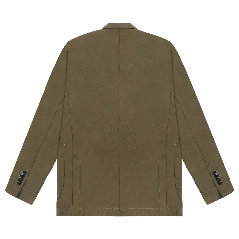 A.B.C.L. Giacco Blazer - Tela Natural Neps Military