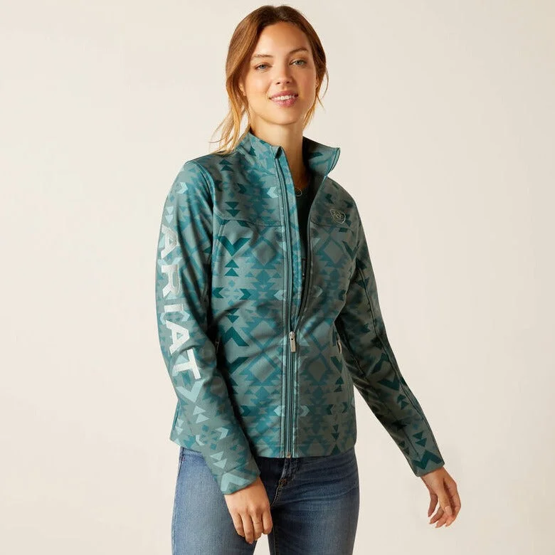 Ariat Women's Team Softshell Pinewood Print Jacket