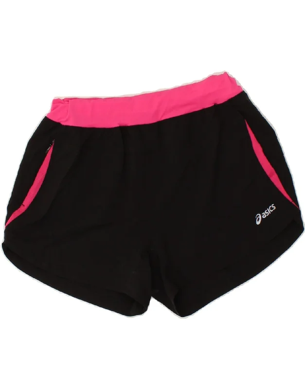 ASICS Womens Sport Shorts UK 8 Small Black