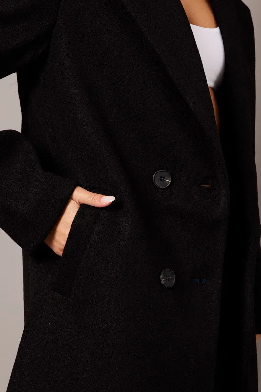 Black Coat Long Sleeve