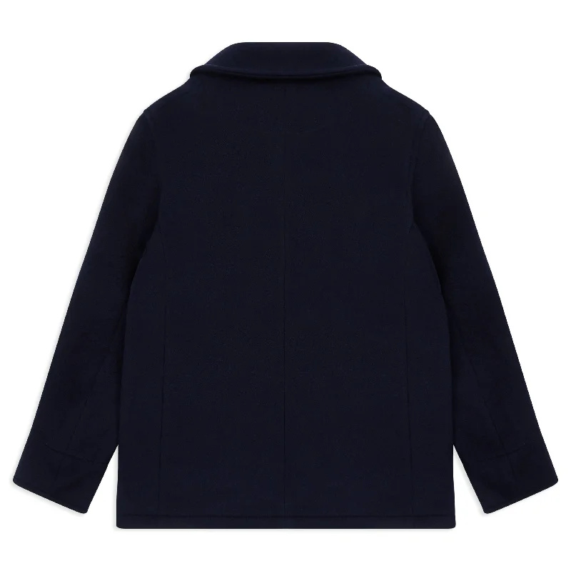 Burrows & Hare Lightweight Shawl Collar Jacket - Navy