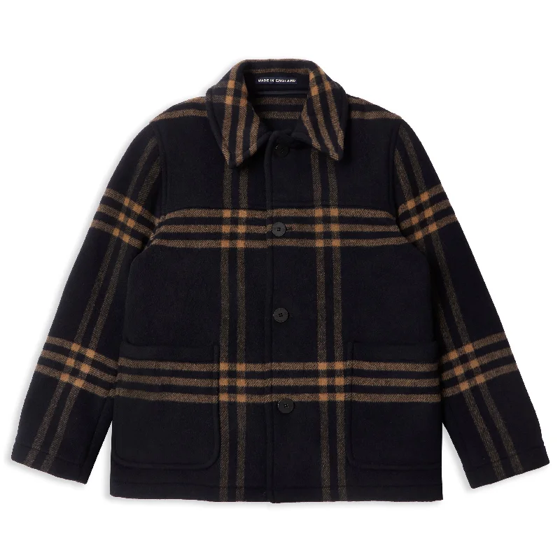 Burrows & Hare Pembroke Jacket - Navy Check