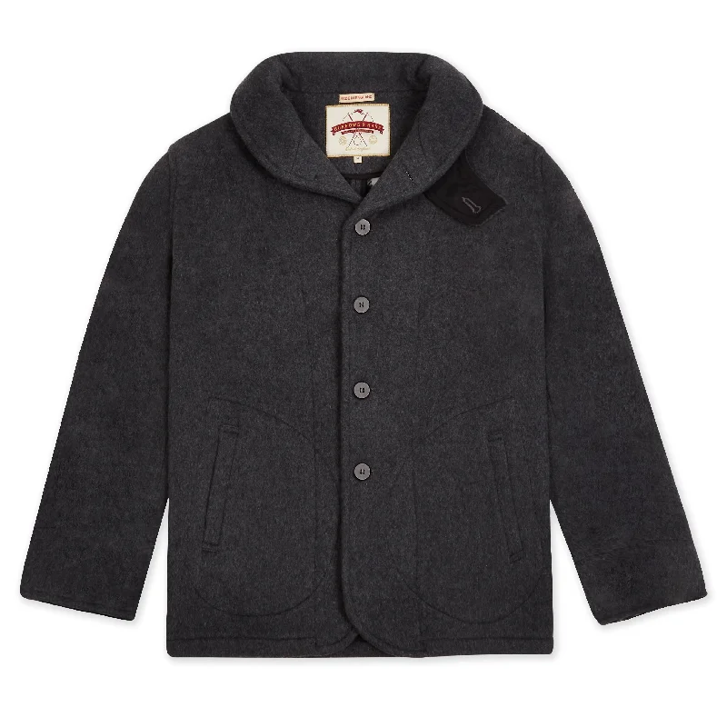 Burrows & Hare Shawl Collar Jacket - Grey