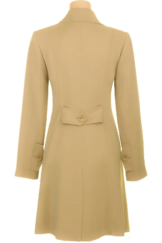 Busy Clothing Womens Stone Beige 3/4 Trench Coat Mac