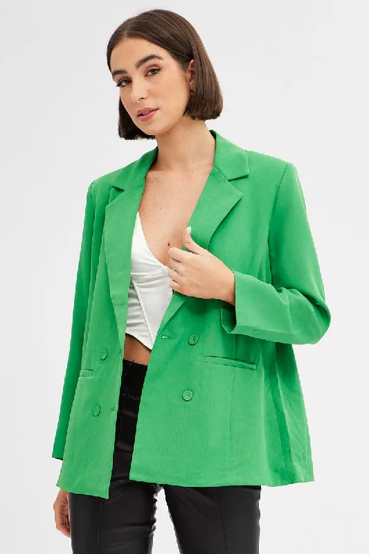 Green Workwear Jacket Long Sleeve