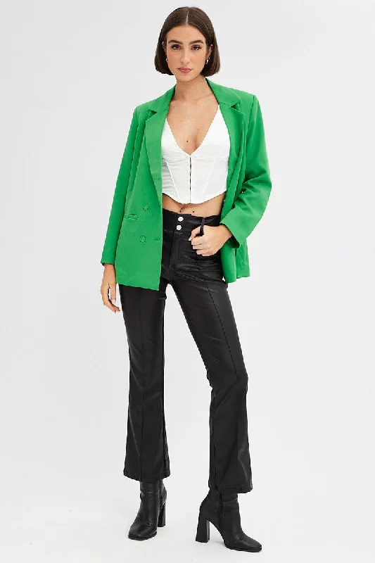 Green Workwear Jacket Long Sleeve