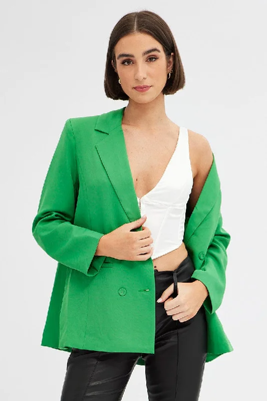 Green Workwear Jacket Long Sleeve