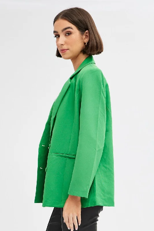 Green Workwear Jacket Long Sleeve