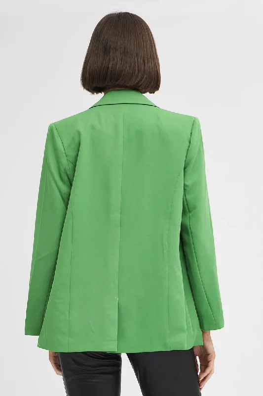 Green Workwear Jacket Long Sleeve