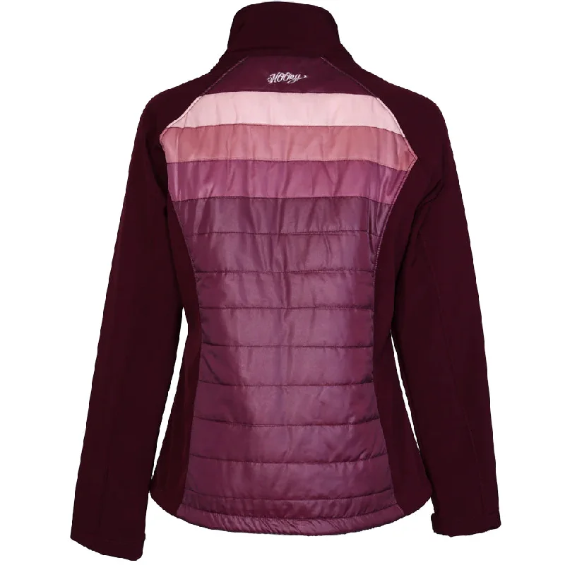 Hooey Women's SoftShell Jacket in Maroon