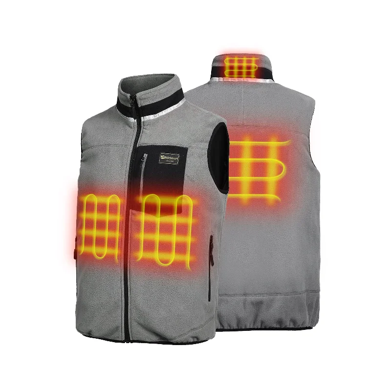 Heated Vest Polar Fleece Waistcoat for Men and Women (Unisex)