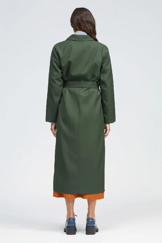 Obel Coat Dark Green