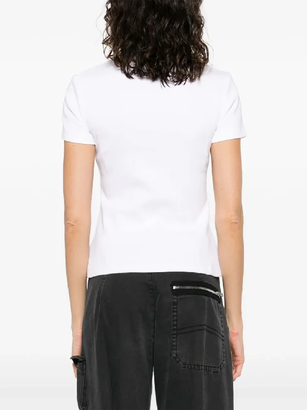 OFF-WHITE Women Off Stamp Rib Basic Tee