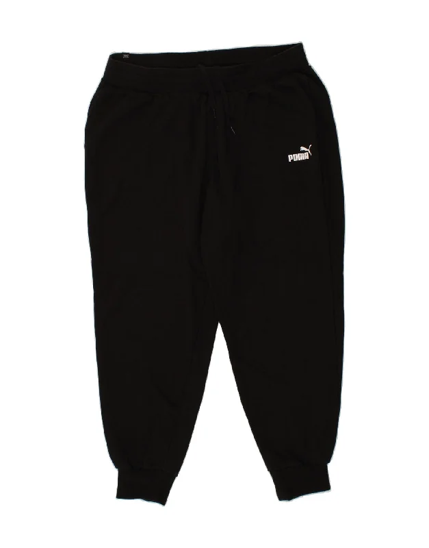 PUMA Womens Tracksuit Trousers Joggers UK 20 2XL Black Cotton