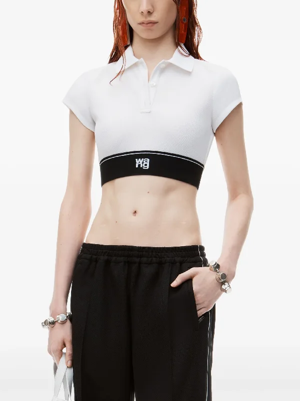 T BY ALEXANDER WANG Women Cheerleader Polo Top