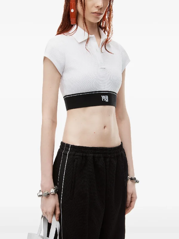 T BY ALEXANDER WANG Women Cheerleader Polo Top