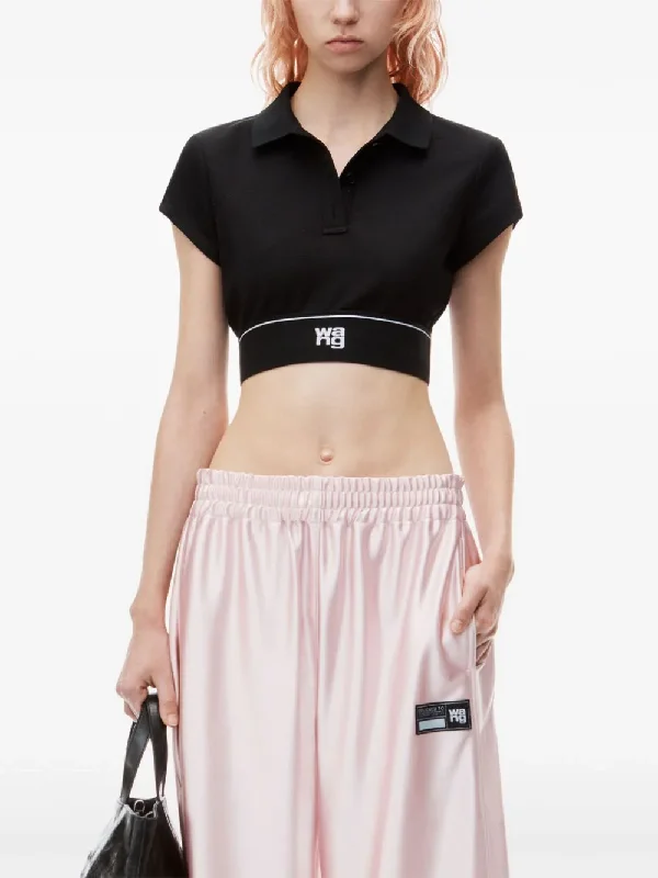 T BY ALEXANDER WANG Women Cheerleader Polo Top