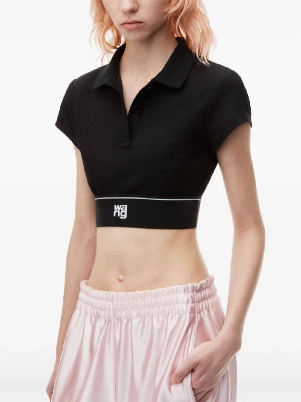 T BY ALEXANDER WANG Women Cheerleader Polo Top