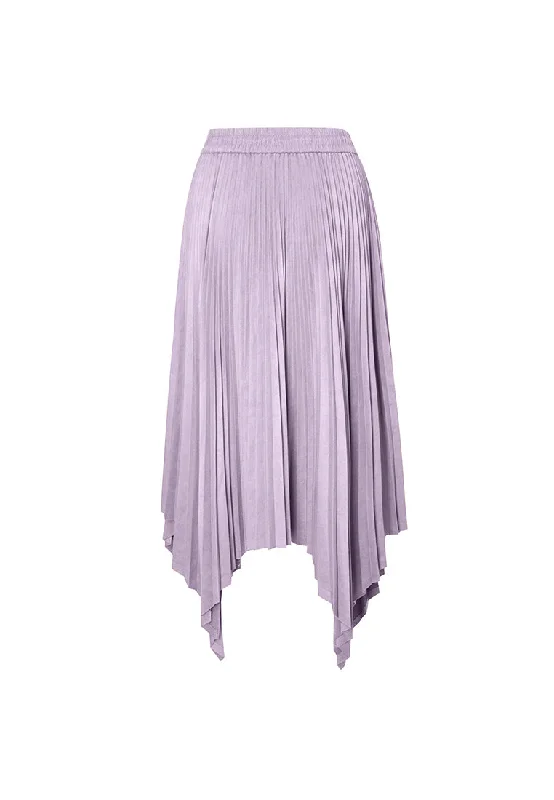 Poised Asymmetric Pleated Skirt 3.0