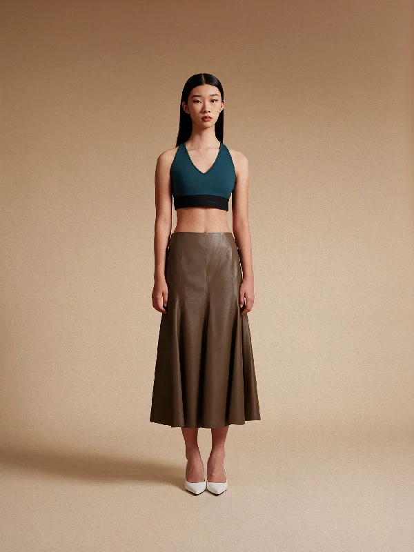 Leia Vegan Leather Skirt