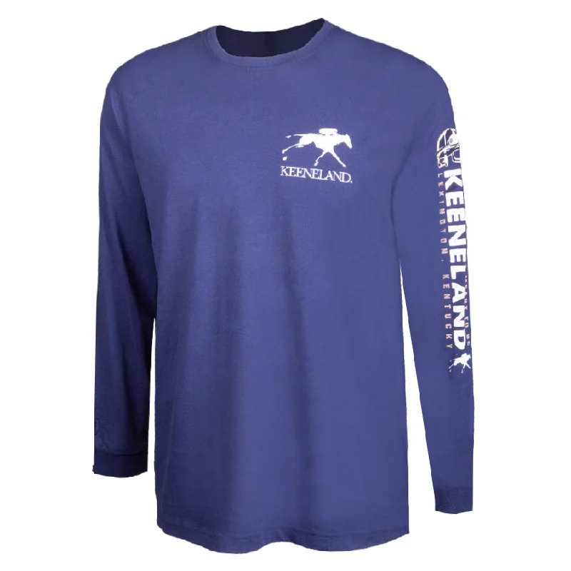 Ahead Keeneland Long Sleeve Horse Capital Tee