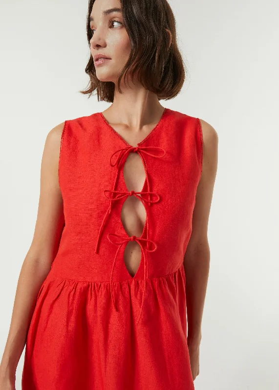 Aya Dress | Scarlet Eyelet