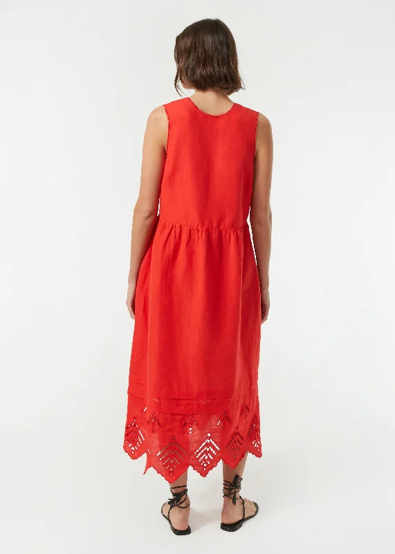 Aya Dress | Scarlet Eyelet