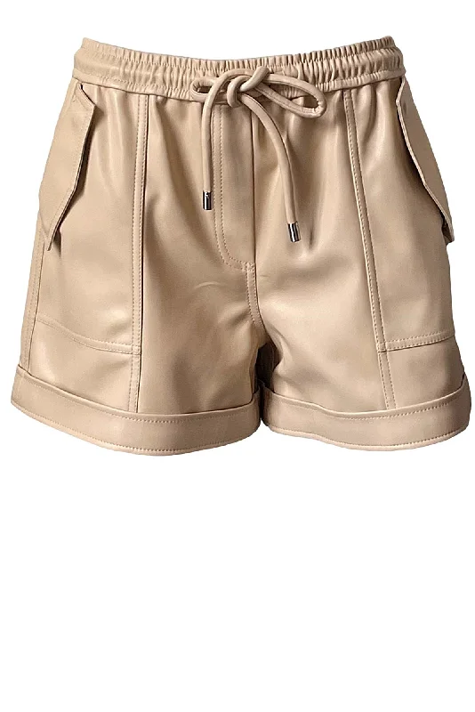 Doah Vegan Leather Shorts