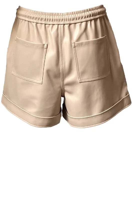 Doah Vegan Leather Shorts