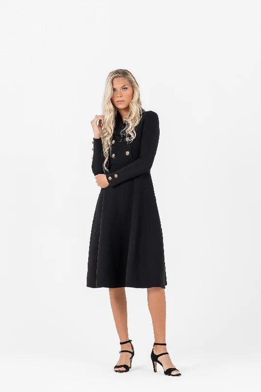 Dolcetto Knit Blazer Dress With Waistline