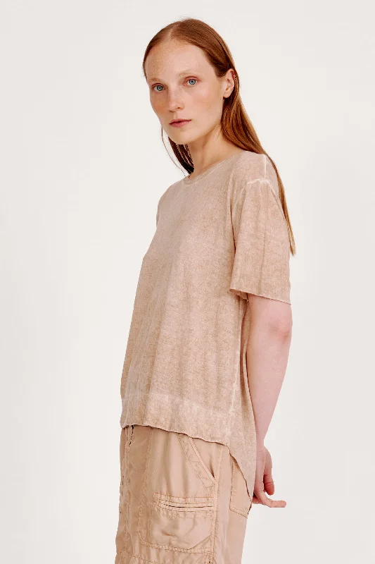 Khaki Boxy Tee