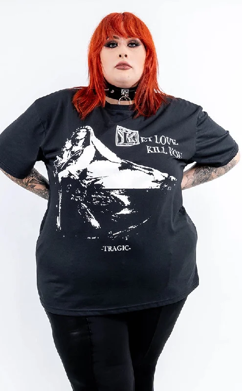 Let Love Kill You Oversized Tee